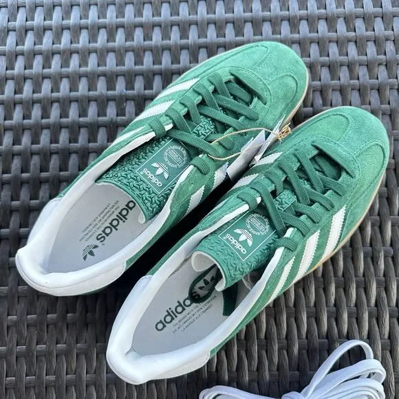 Adidas Gazelle Indoor Collegiate Green Gum Men's Athletic Shoes JI2062 Size 9